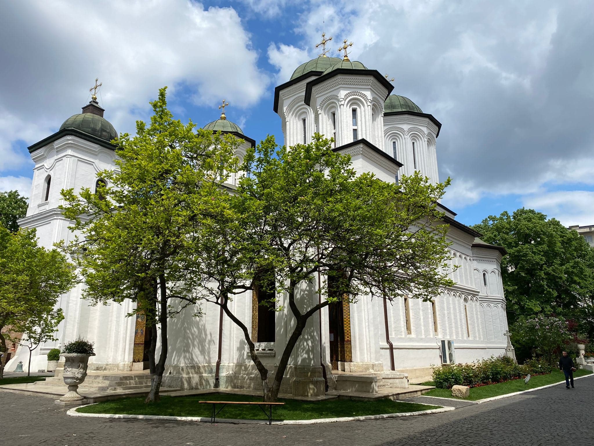 The church of the monastery and the bell tower (view from the south-west side)