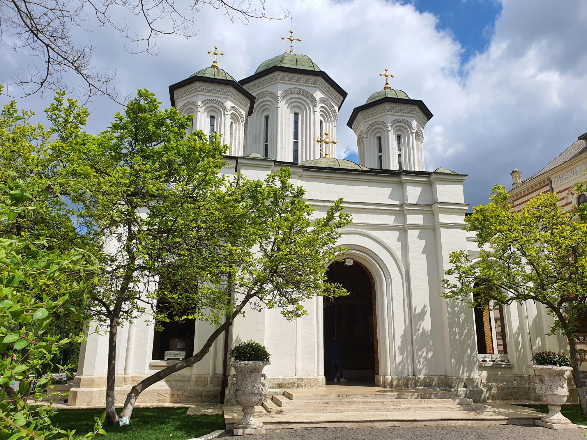 The church of the monastery (view from the west side)