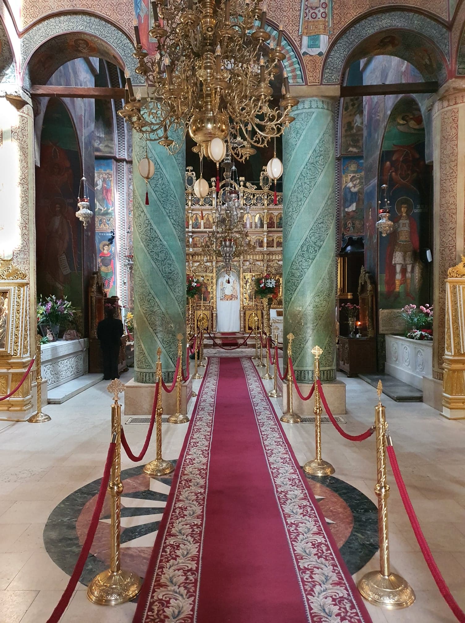 View of the naos taken from the narthex