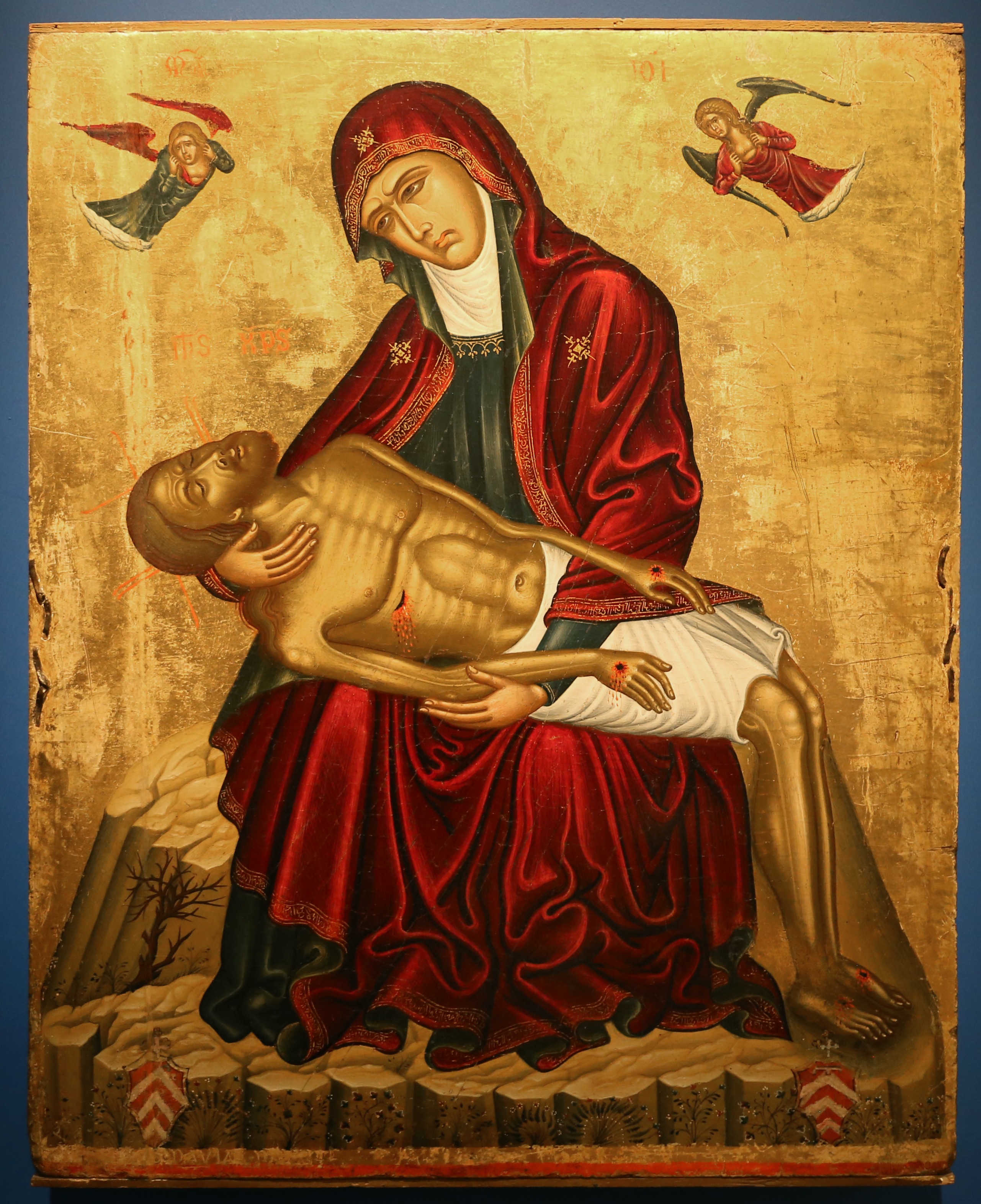 Andreas Pavias, Pietà, 1490–1510, Museo Diocesano, Rossano (source: Museo Diocesano, Rossano)