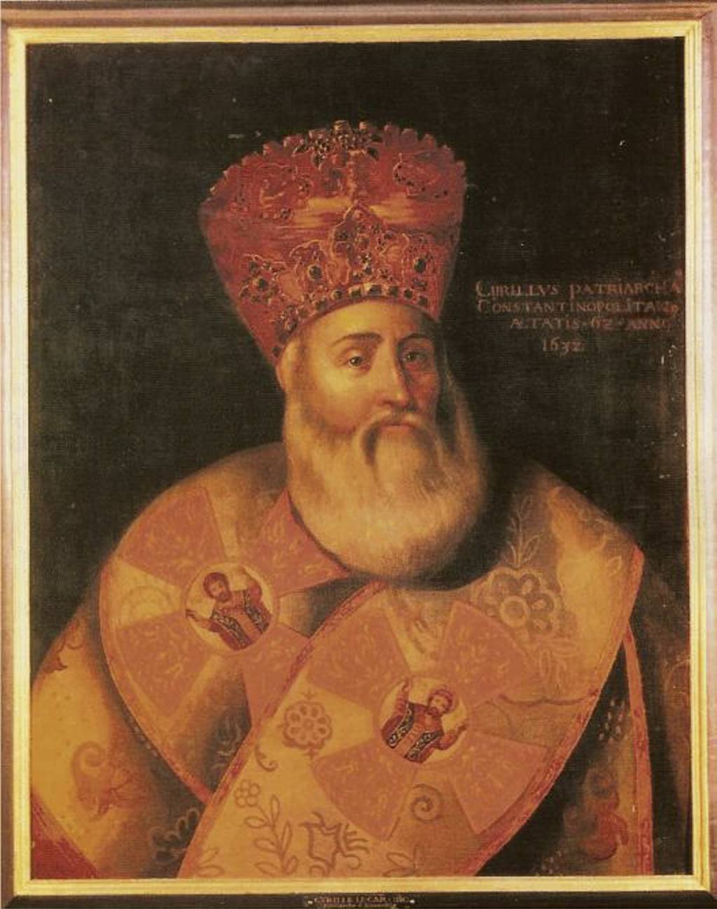 Portrait of Kyrillos Loukaris. Geneva 1632 – International Museum of Reformation, Hall of ‘Banquet of Predestination’, Unknown painter (source: Wikimedia Commons)