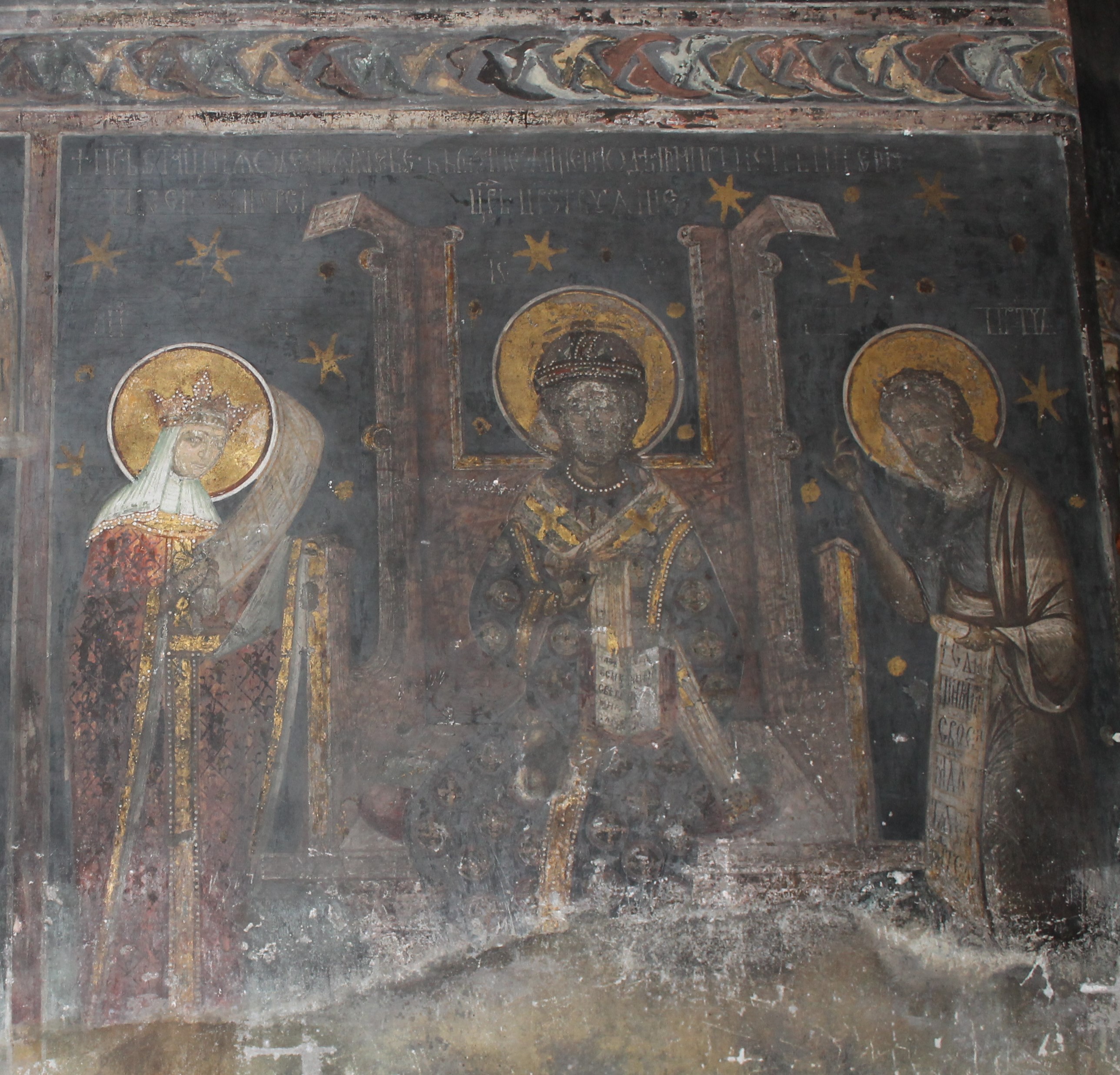 The Imperial Deësis Mural at the Church of St. Elijah, Suceava