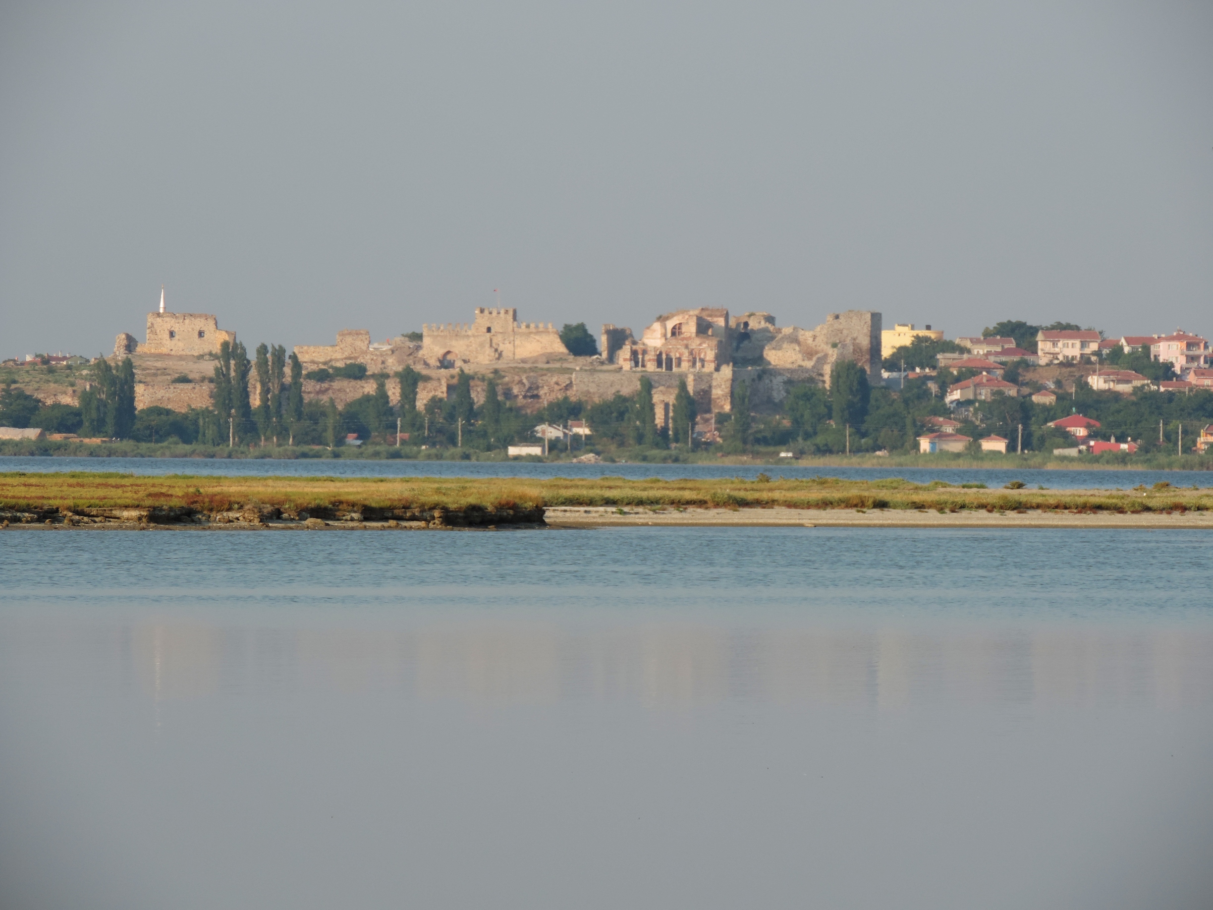 Ainos (Enez), View of the Byzantine citadel from the west (source: Perrakis 2015).