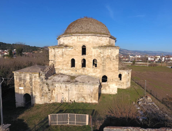 The Mehmet Bey Cami of Serres (1492-93), view from the South (source: Melpomeni Perdikopoulou)