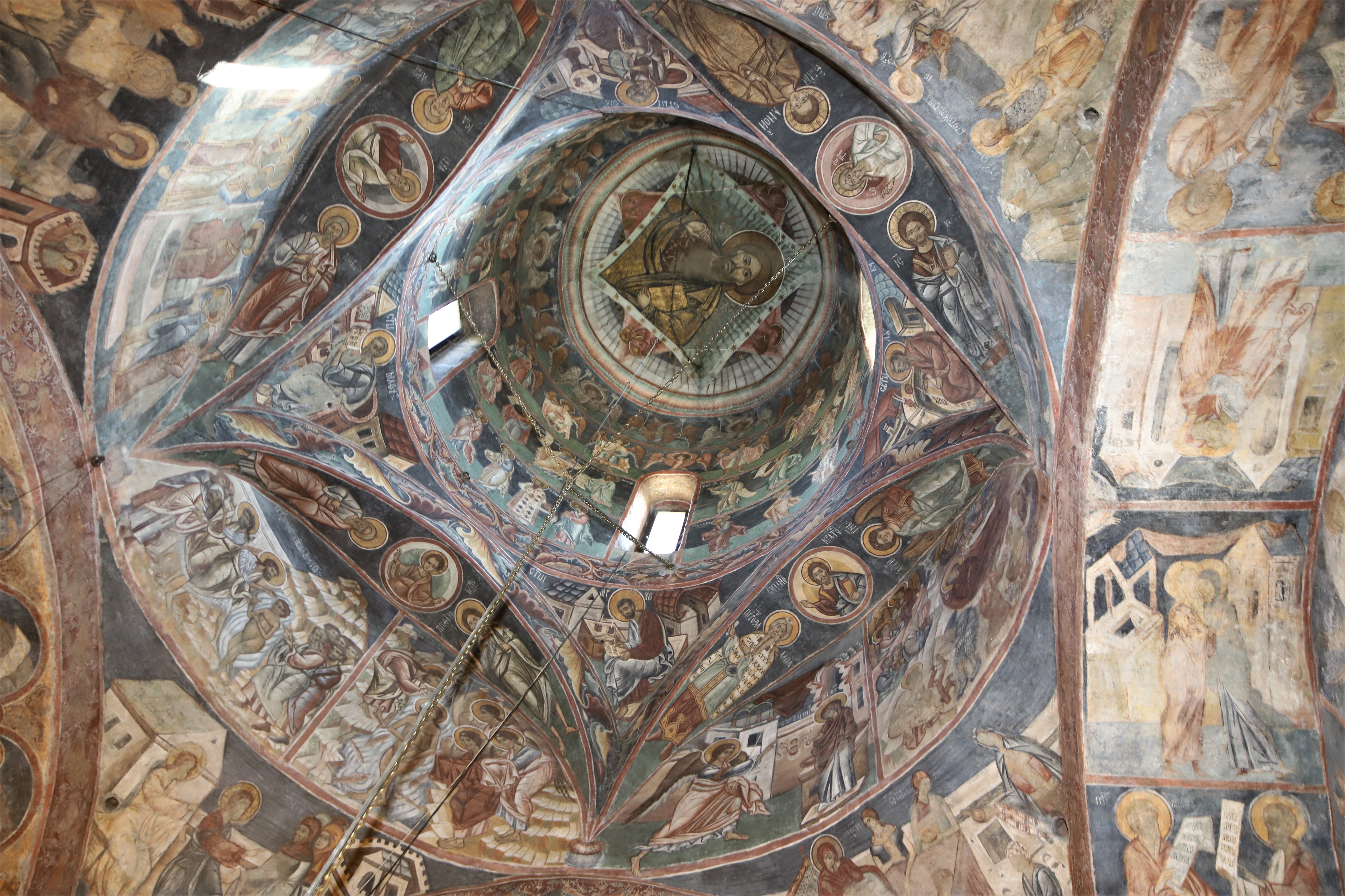 Voronet Monastery - The Dome of the Naos. (source: A. I. Sullivan)