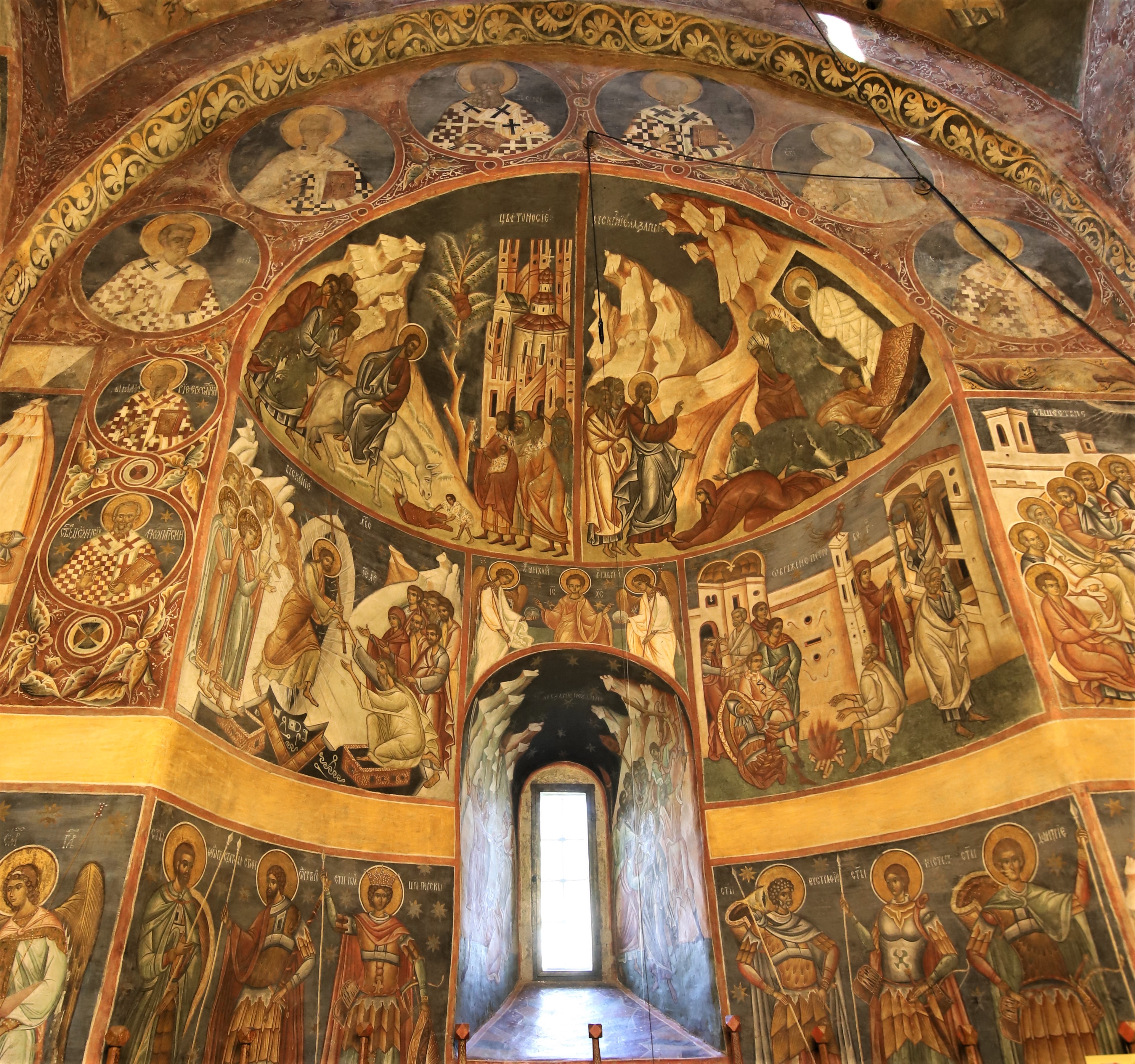 Voronet Monastery - The Northern Apse of the Naos. (source: A. I. Sullivan)