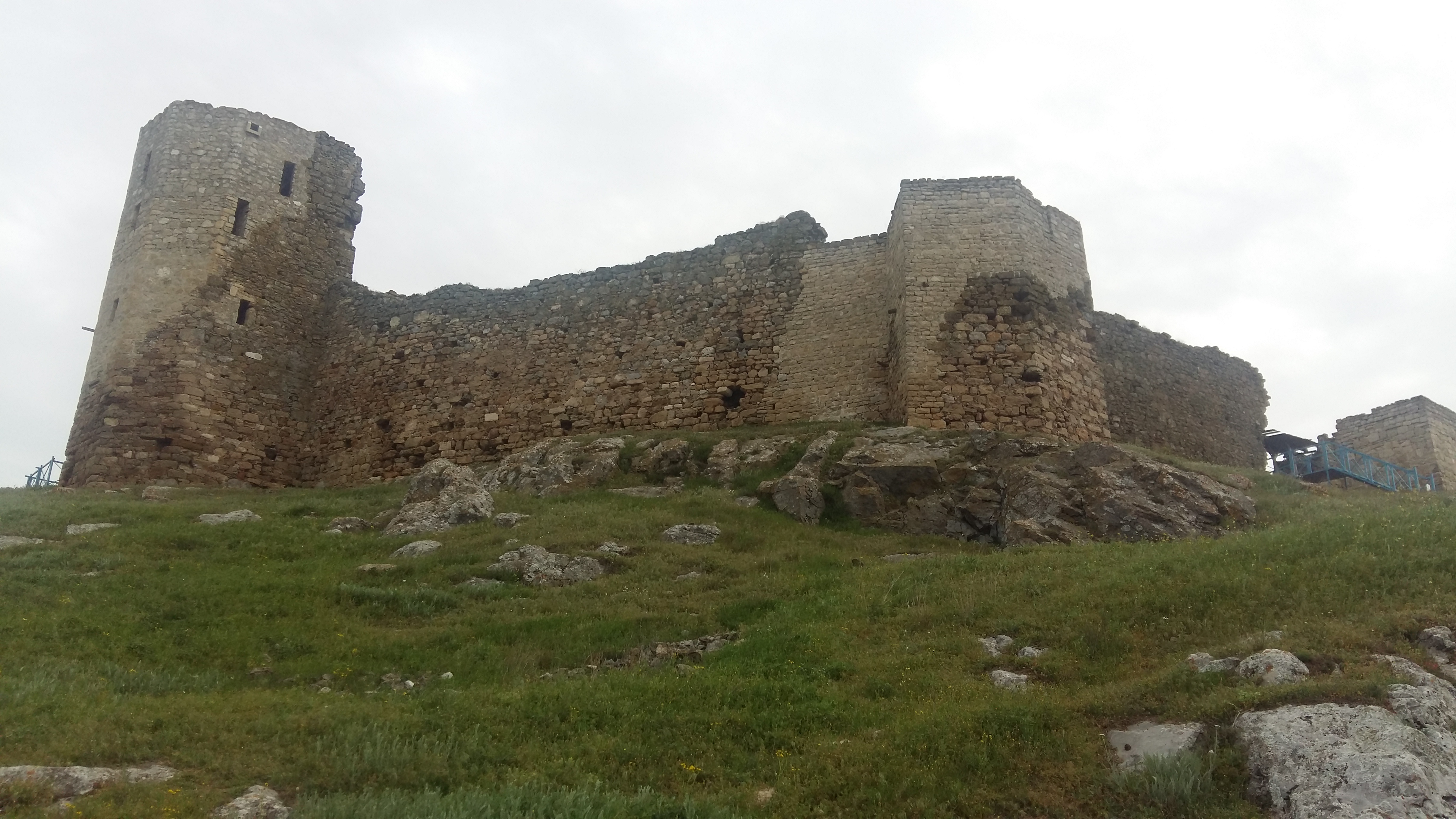 View of Enisala Fortress from the south (source: Ingrid Petcu Levei)