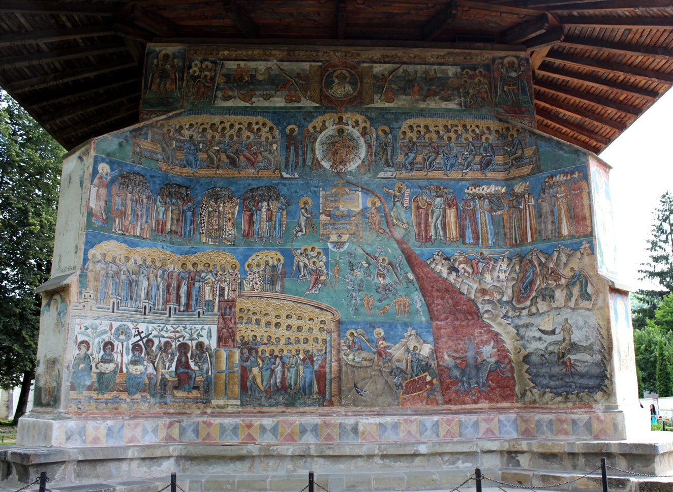 Voronet Monastery - Last Judgment. (source: A. I. Sullivan)