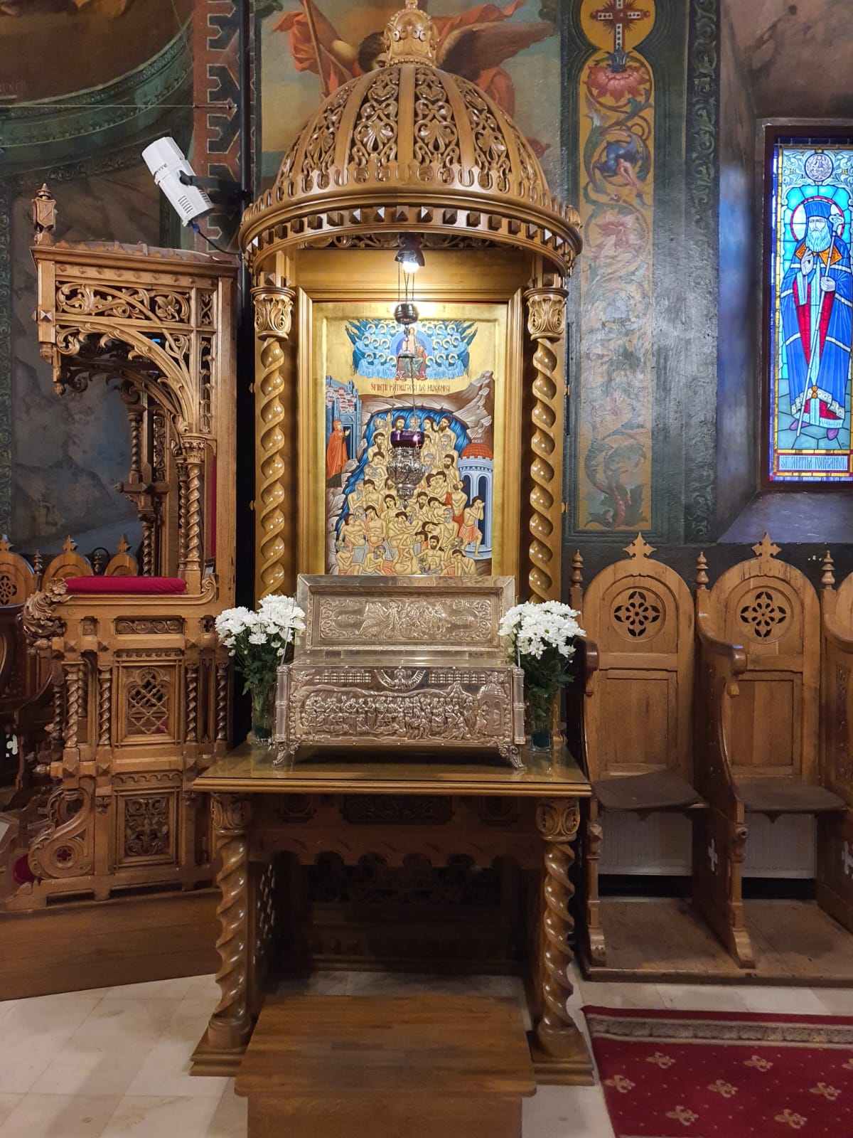 St Antim Monastery - The Church (The Relics Casket). (source: Octavian-Adrian Negoiță)