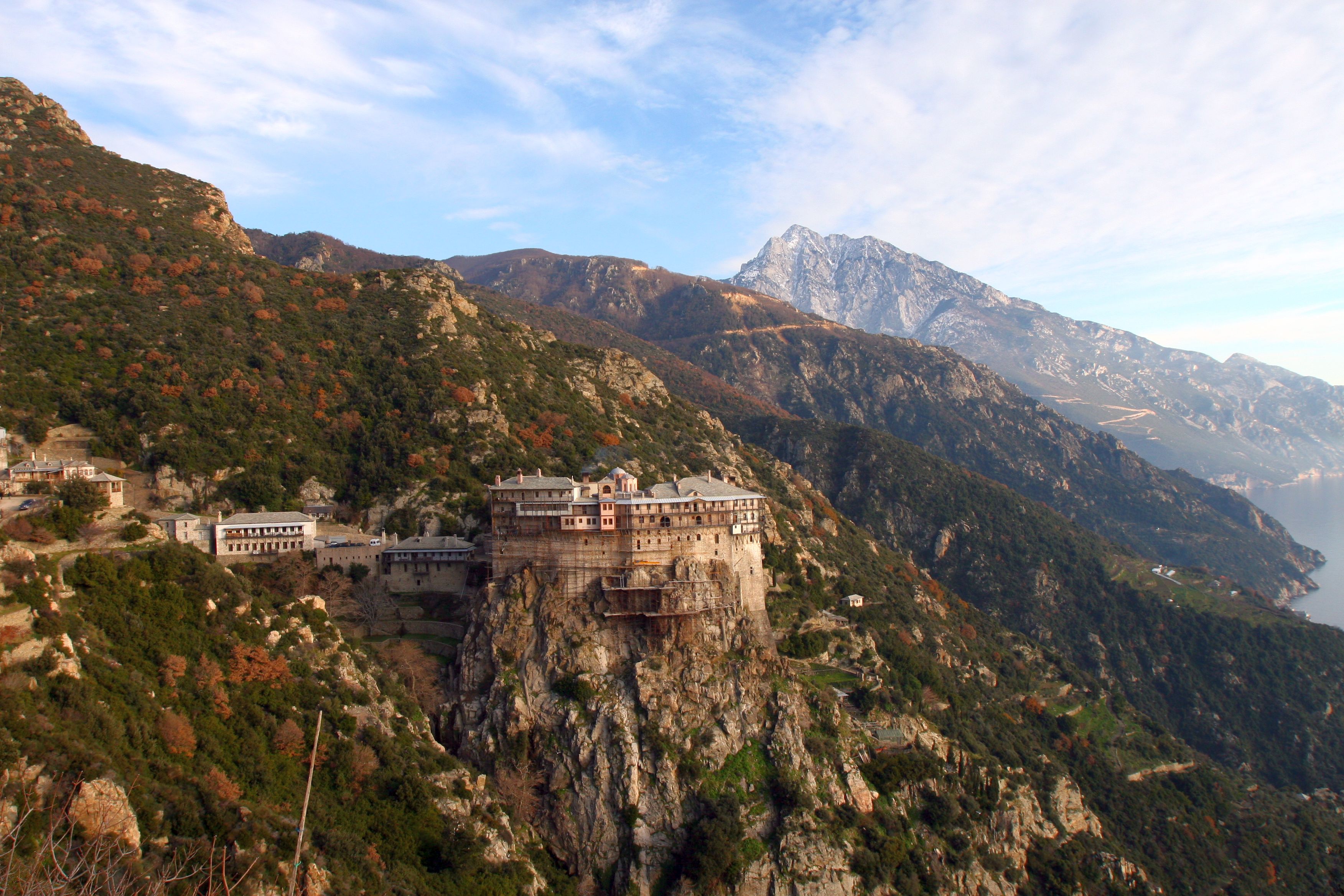 Simonos Petras Monastery, Mount Athos (source: Archive of Mount Athos Center)