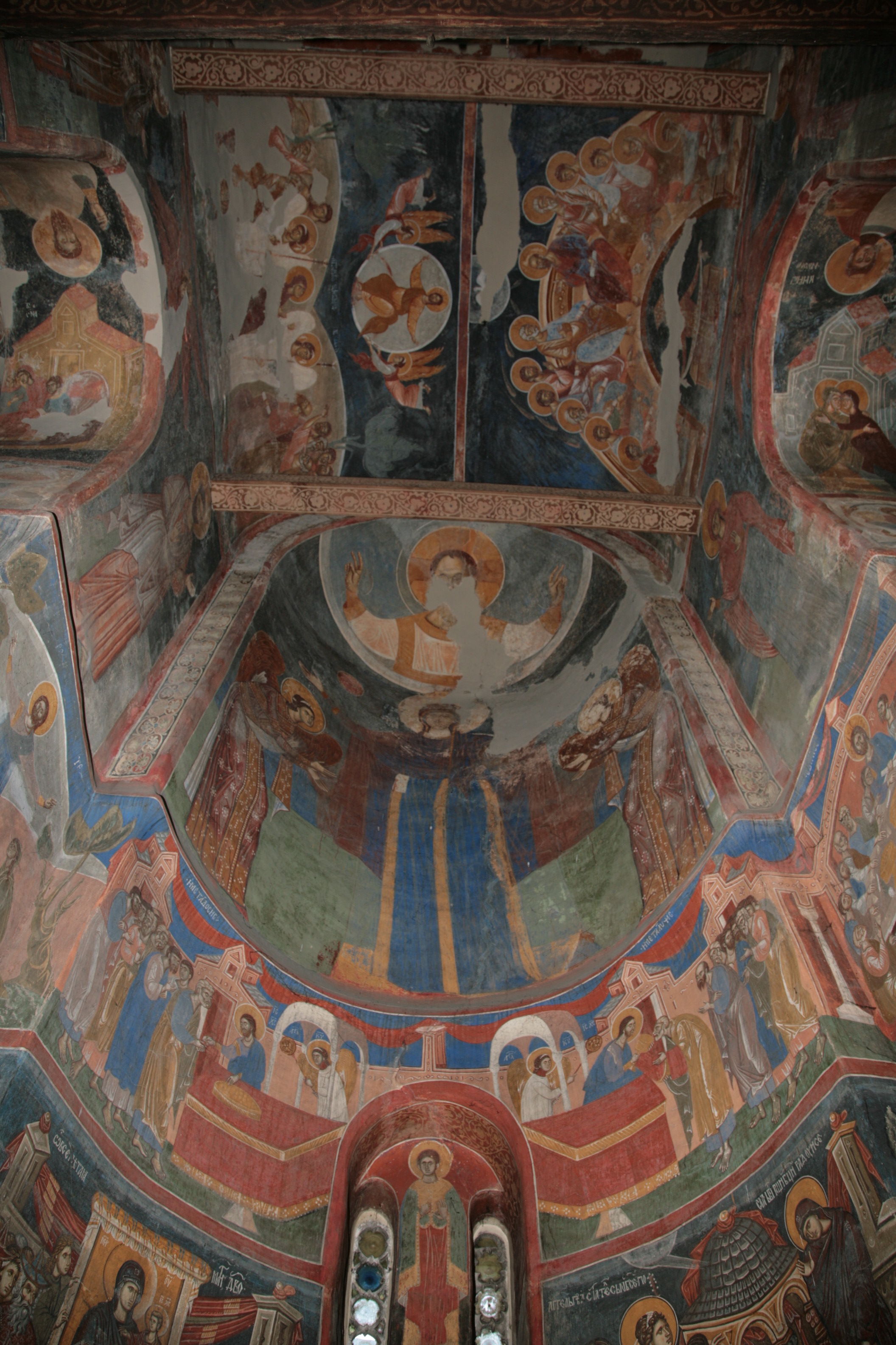 View of the sanctuary, Church of St. Demetrios, Markov Monastery, 1376/7, Sušica near Skopje, Republic of North Macedonia (source: D. Djoković)