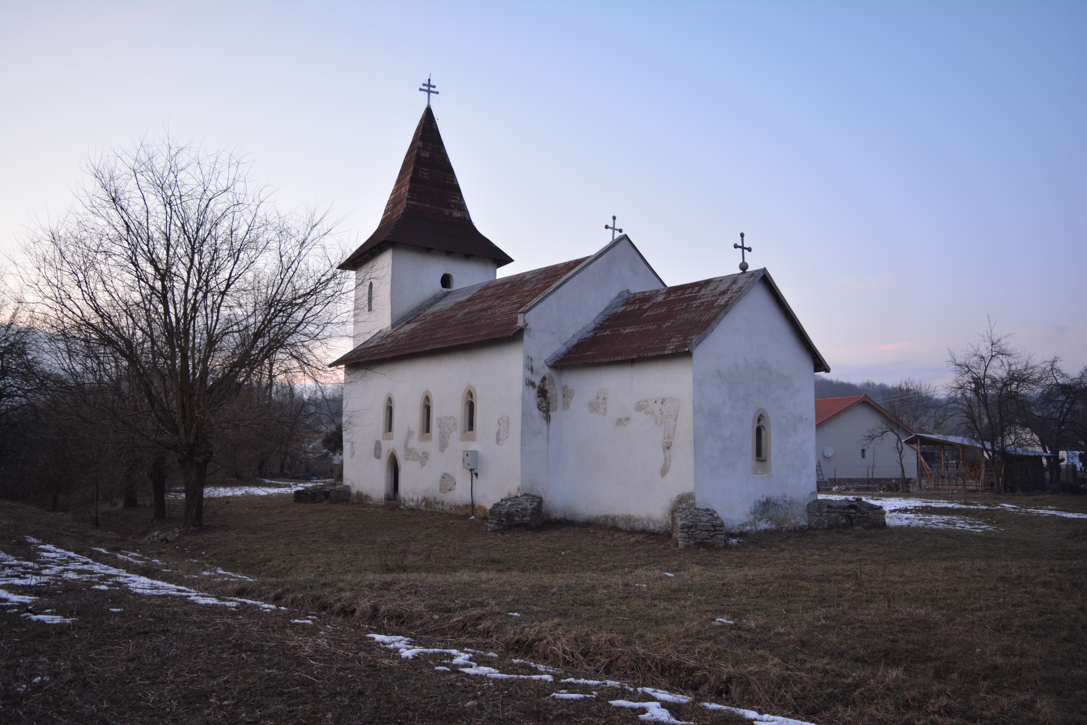 The church of the Dormition of the Virgin, Hălmagiu, Arad County (source: E. D. Prioteasa)