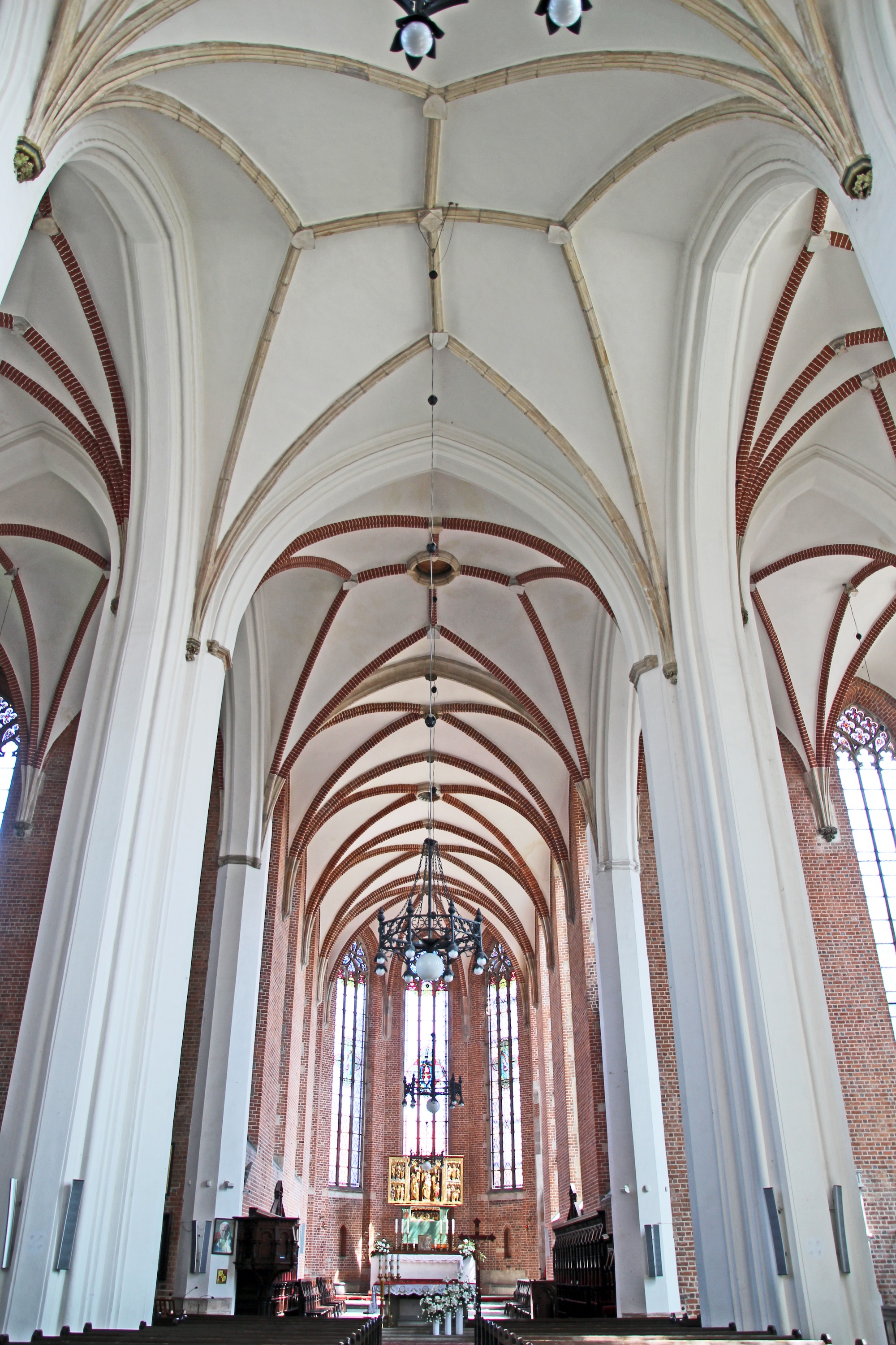 Wrocław, the Collegiate Church of the Holy Cross, 1290–c. 1380, interior of the upper story towards east source: J. Adamski)