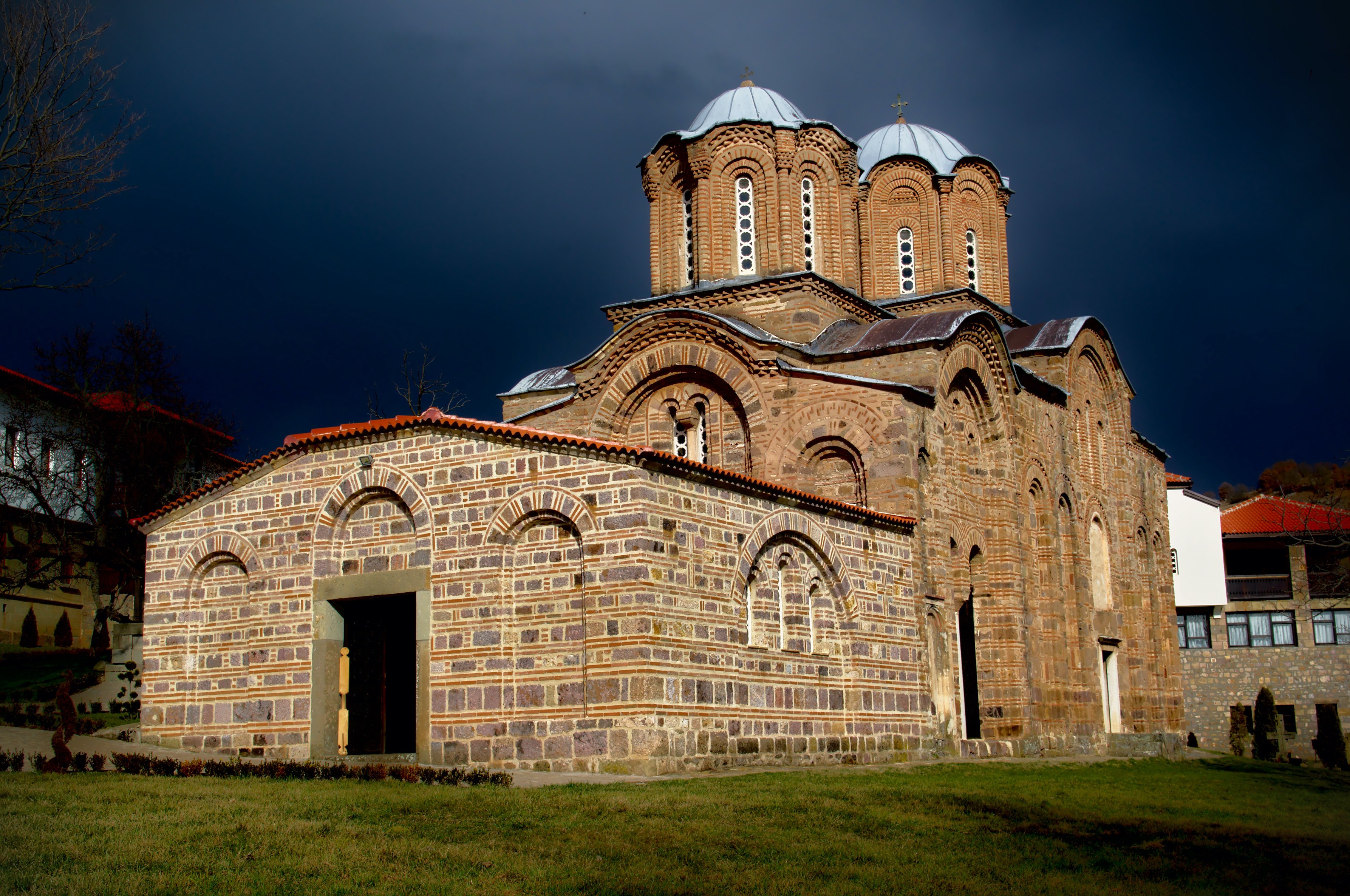 St. Michael Archangel katholikon of Lesnovo Monastery, the view from south-west, 1341–49 (source: @Ivica Ivanovski https://www.flickr.com/photos/117511528@N03/)